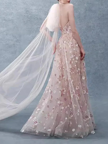 Fairy Style V-Neck Mesh Dress -Guocali