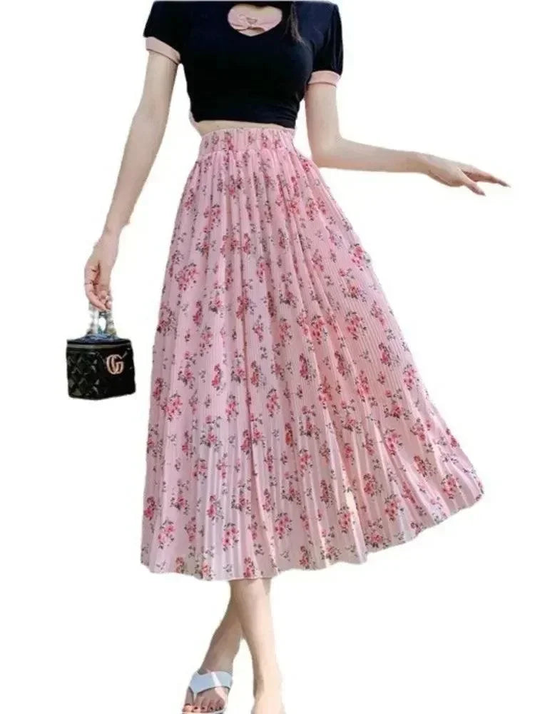 Fashion Pleated Skirt Fairy Style -Guocali