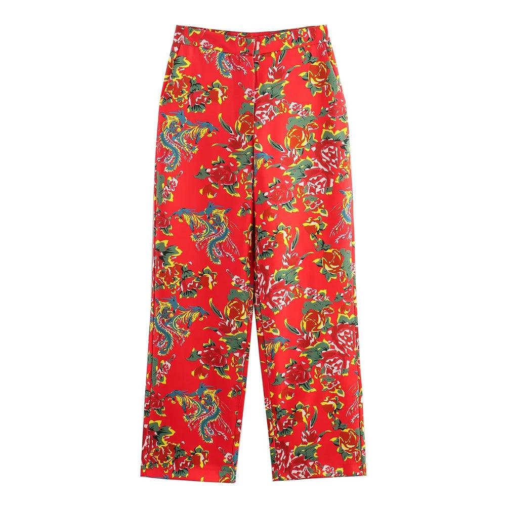 Flower Embellished Women Pants - Women Pants - Guocali