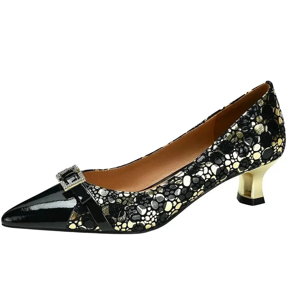 Genuine Leather Women's Pumps -Guocali
