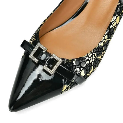 Genuine Leather Women's Pumps -Guocali