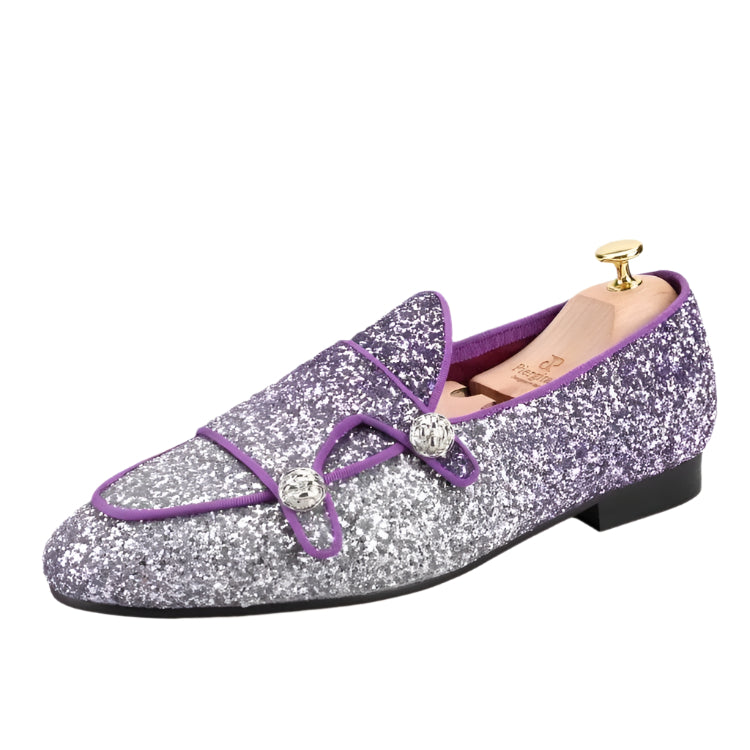 Men Dress Loafers - Buckles Monk Strap Formal Dress Shoes