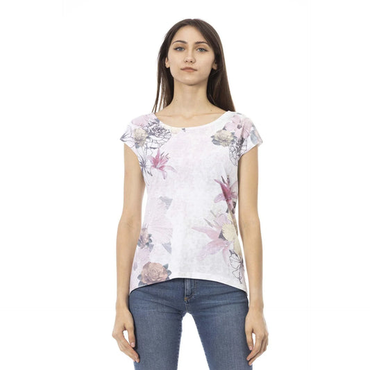 Guocali female - cotton tshirt, designer tshirt, floral, short-sleeve tshirt, graphic tshirt -Guocali