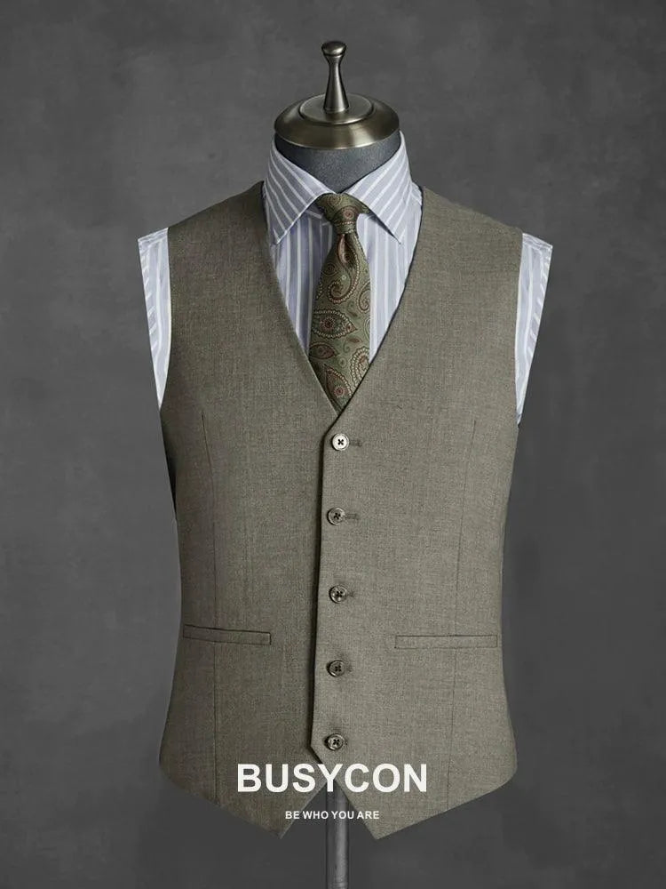 High End 3-Piece Men Suit, Slim Fit -Guocali