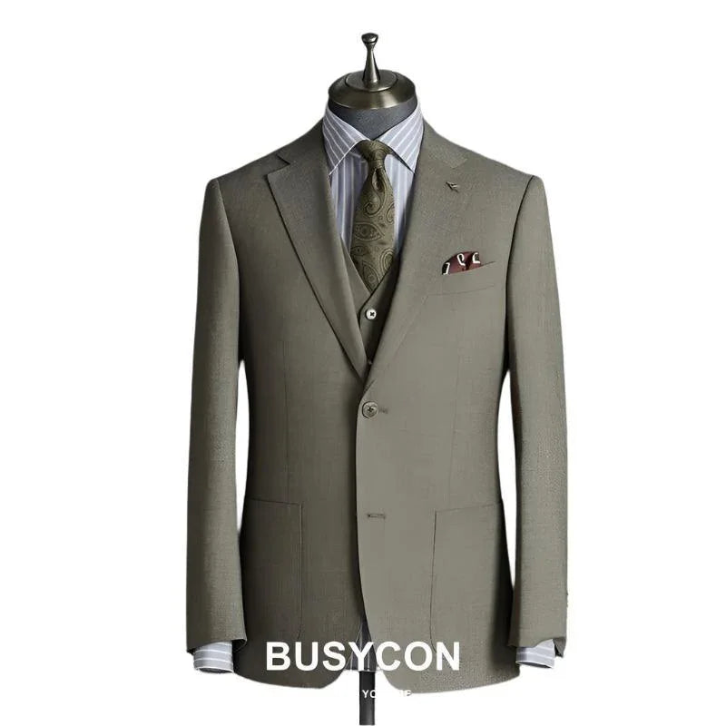High End 3-Piece Men Suit, Slim Fit -Guocali