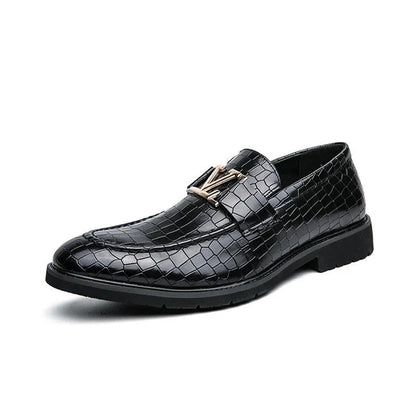 Men Dress Horse Bit Loafers - Slip-On All-Season Shoes