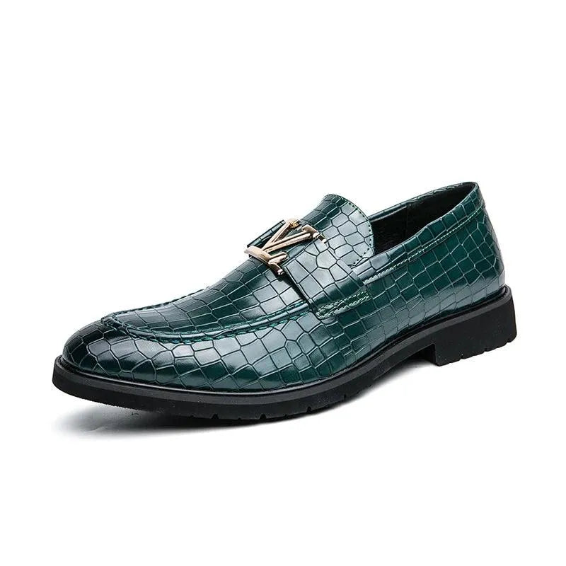 Men Dress Horse Bit Loafers - Slip-On All-Season Shoes