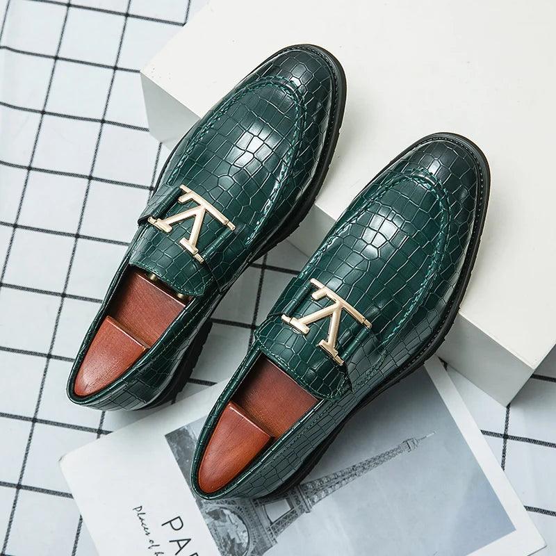 High-end Formal Leather Loafer Shoes Men - Loafer Shoes - Guocali