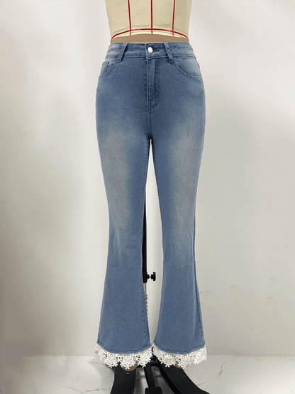Chic Women's Jeans – High-Rise Slim Fit