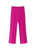 High Waist Wide Leg Trousers -Guocali