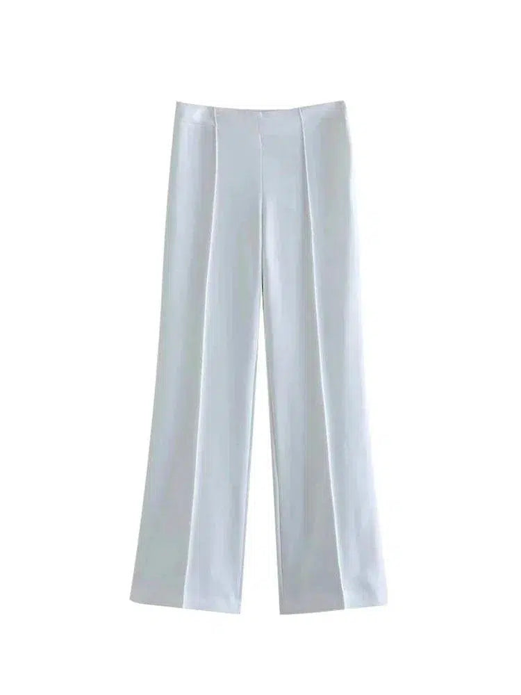 High Waist Wide Leg Trousers - Wide Leg Trousers - Guocali