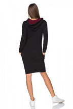 Hooded Casual Knit Dress Everyday Style-Day Dress-GUOCALI