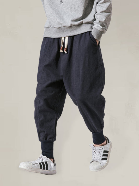 Casual Men's Joggers – Mid Rise Breathable Comfort