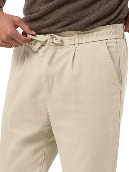 Professional Men Trousers – Mid Rise Drawstring