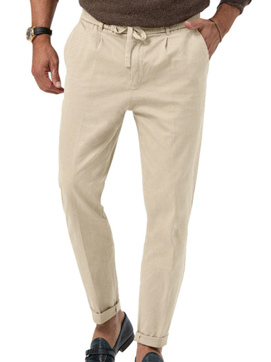 Professional Men Trousers – Mid Rise Drawstring
