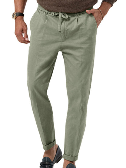 Professional Men Trousers – Mid Rise Drawstring