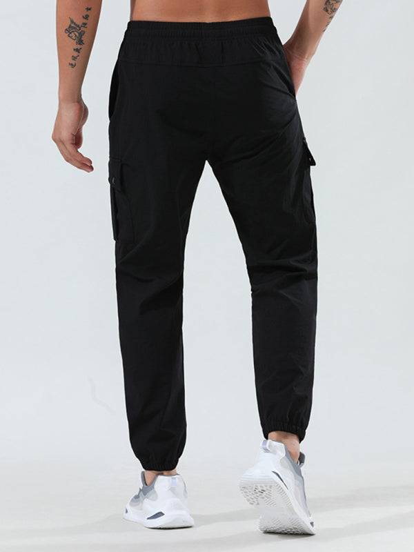Sporty Men Cargo Pants – Mid Rise Quick-Drying
