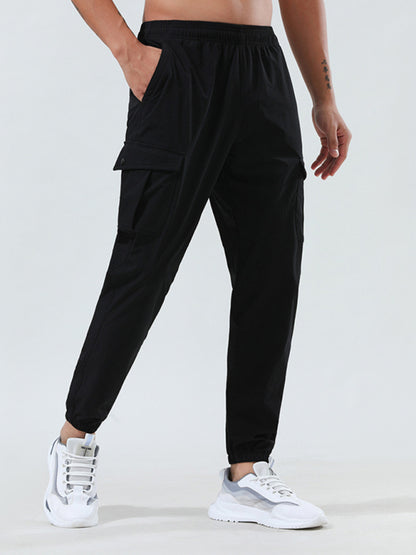 Sporty Men Cargo Pants – Mid Rise Quick-Drying