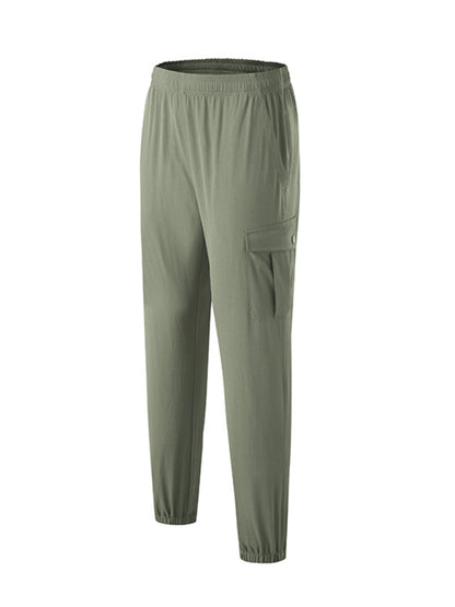 Sporty Men Cargo Pants – Mid Rise Quick-Drying