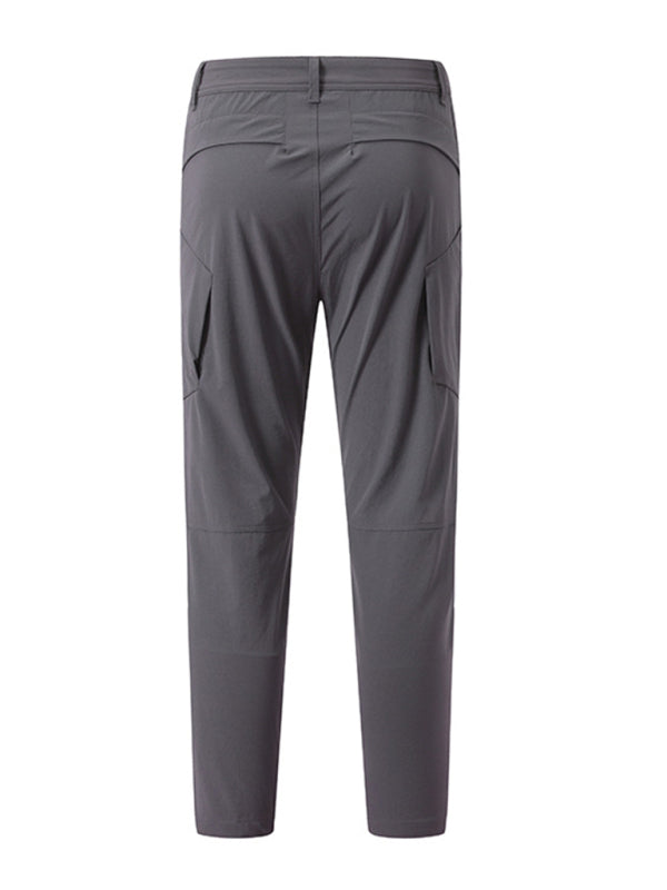Sporty Men Joggers – Mid Rise Quick Dry