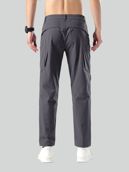 Sporty Men Joggers – Mid Rise Quick Dry