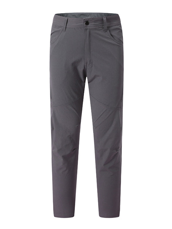 Sporty Men Joggers – Mid Rise Quick Dry