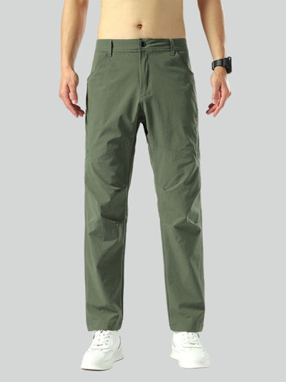 Sporty Men Joggers – Mid Rise Quick Dry