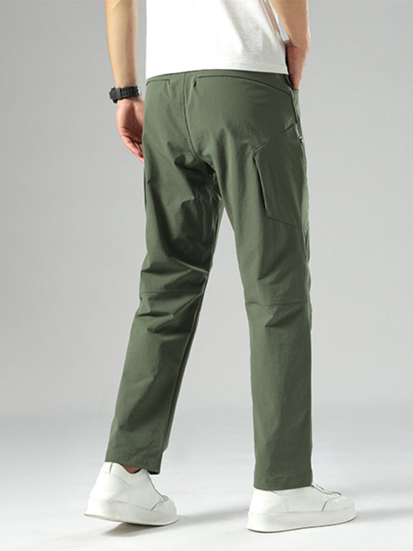 Sporty Men Joggers – Mid Rise Quick Dry