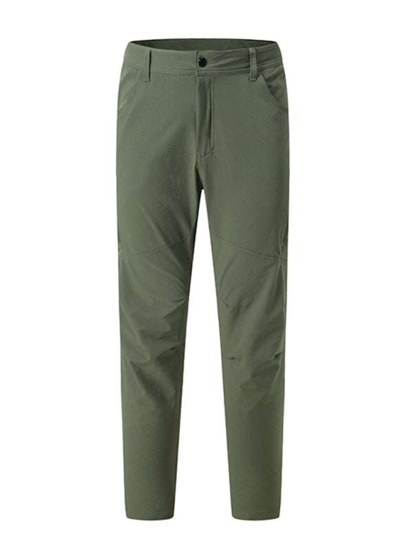 Sporty Men Joggers – Mid Rise Quick Dry