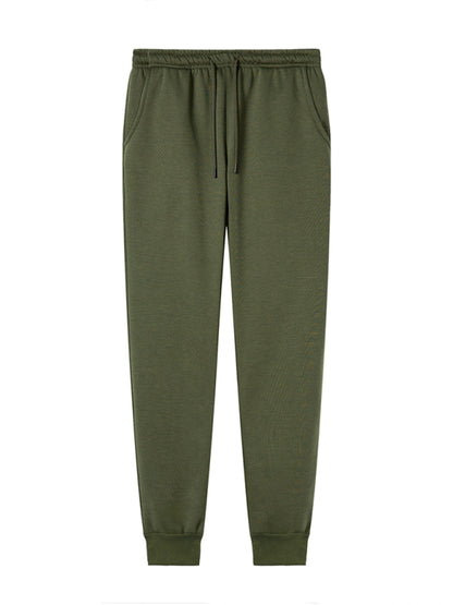 Casual Men's Joggers – Mid Rise Drawstring Fit