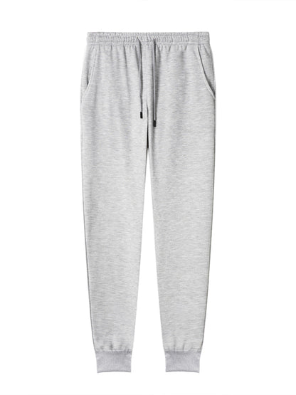 Casual Men's Joggers – Mid Rise Drawstring Fit