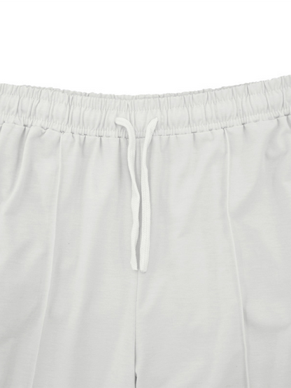 Sporty Men Trousers – Mid Rise Elastic Waist
