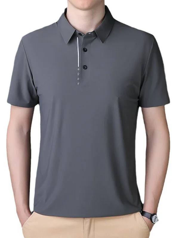 Men Short Sleeves Polo Shirt – Stretchable - Green, Black