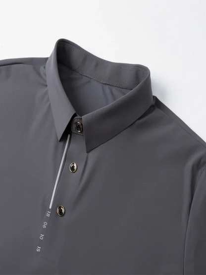 Men Short Sleeves Polo Shirt – Stretchable - Green, Black