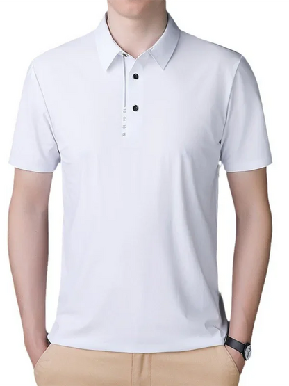 Men Short Sleeves Polo Shirt – Stretchable - Green, Black