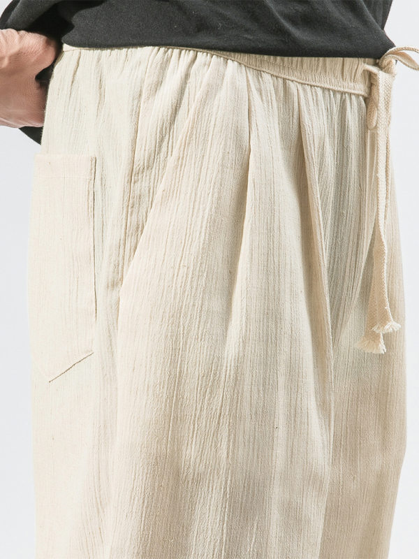Casual Men Joggers – Mid Rise Drawstring