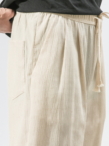 Casual Men Joggers – Mid Rise Drawstring