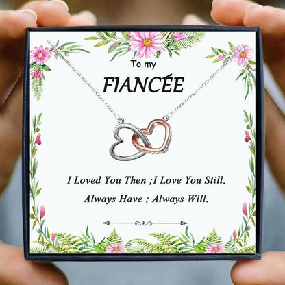 Infinity Hearts Pendant Necklace -Guocali