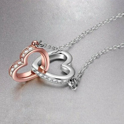 Infinity Hearts Pendant Necklace -Guocali