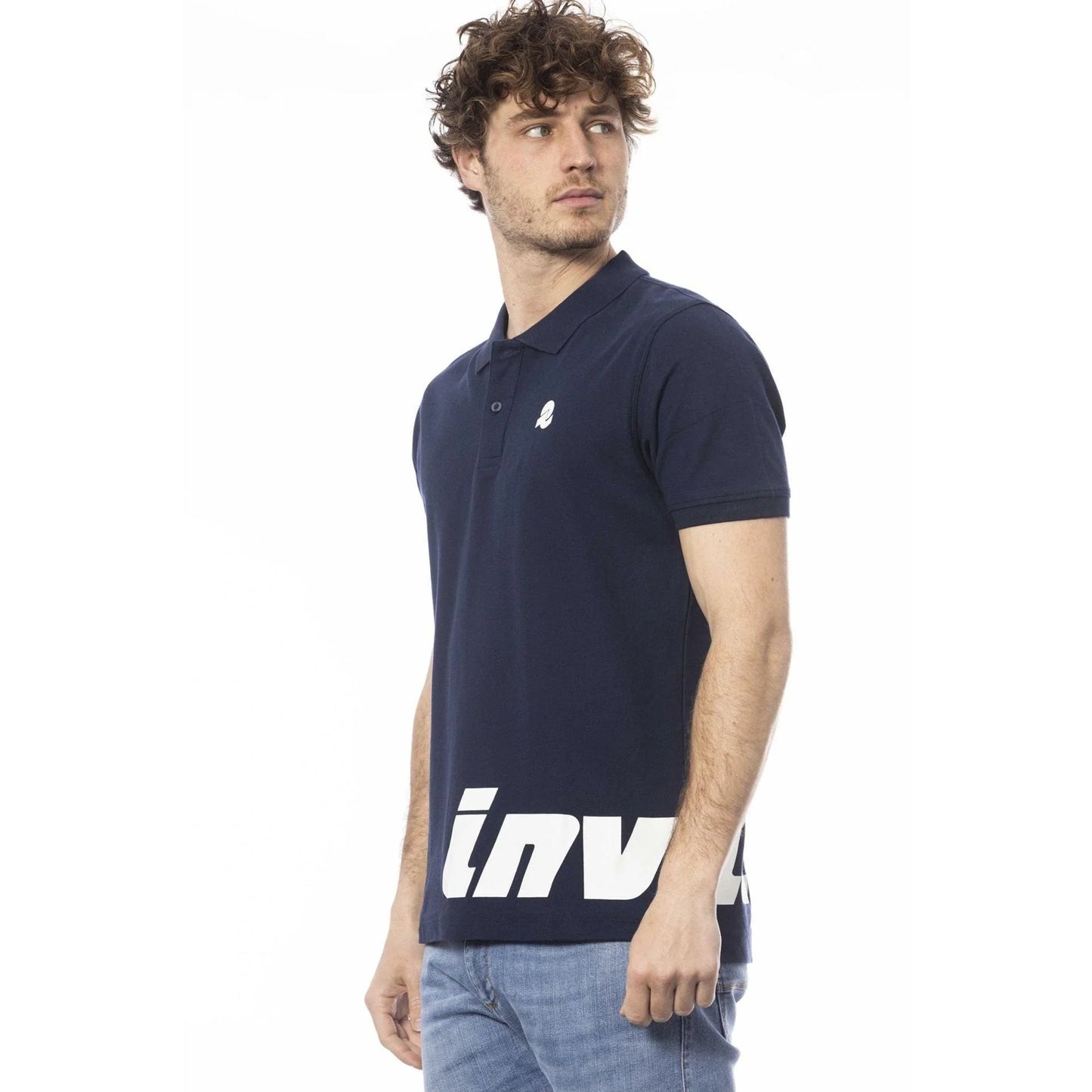 Invicta Men Cotton Short Sleeves Polo Shirt – Breathable - Navy -Guocali