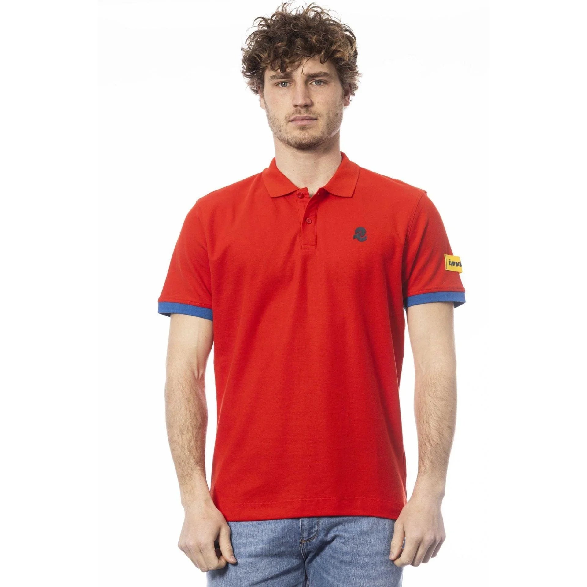 Invicta Men Cotton Short Sleeves Polo Shirt – Breathable - Red, Blue, Yellow -Guocali
