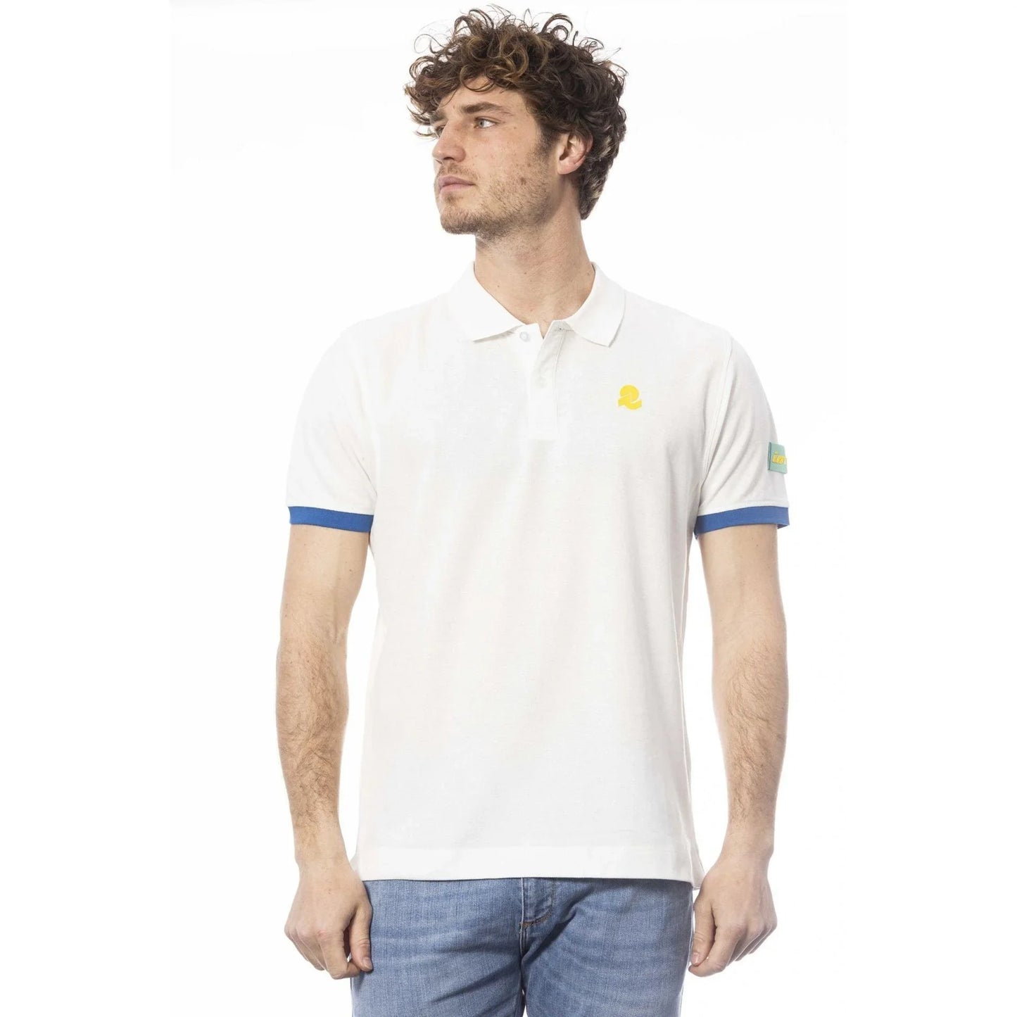 Invicta Men Cotton Short Sleeves Polo Shirt – Breathable - White, Blue, Yellow -Guocali