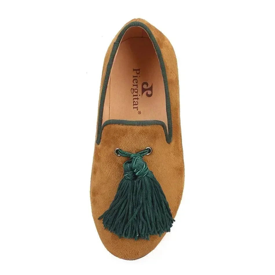 Kids Casual Tassel Loafers - Slip-On Flat Shoes