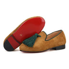 Kids Casual Tassel Loafers - Slip-On Flat Shoes
