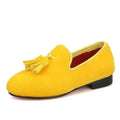 Kids Dress Tassel Loafers - Slip-On Flat Shoes