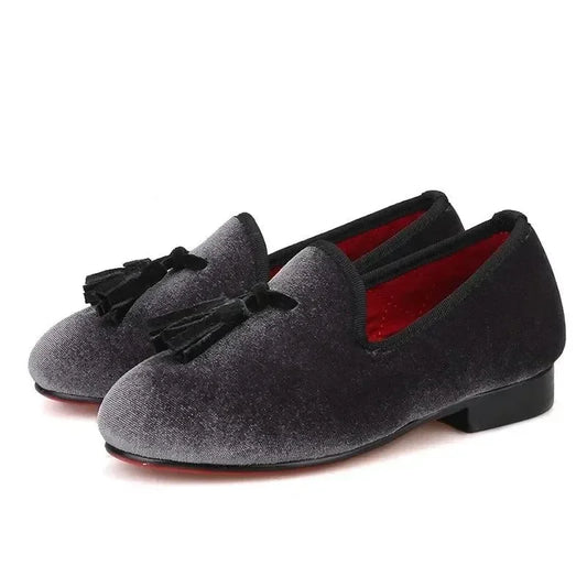 Kids' Loafer Shoes: Handmade Tassel Loafers -Guocali
