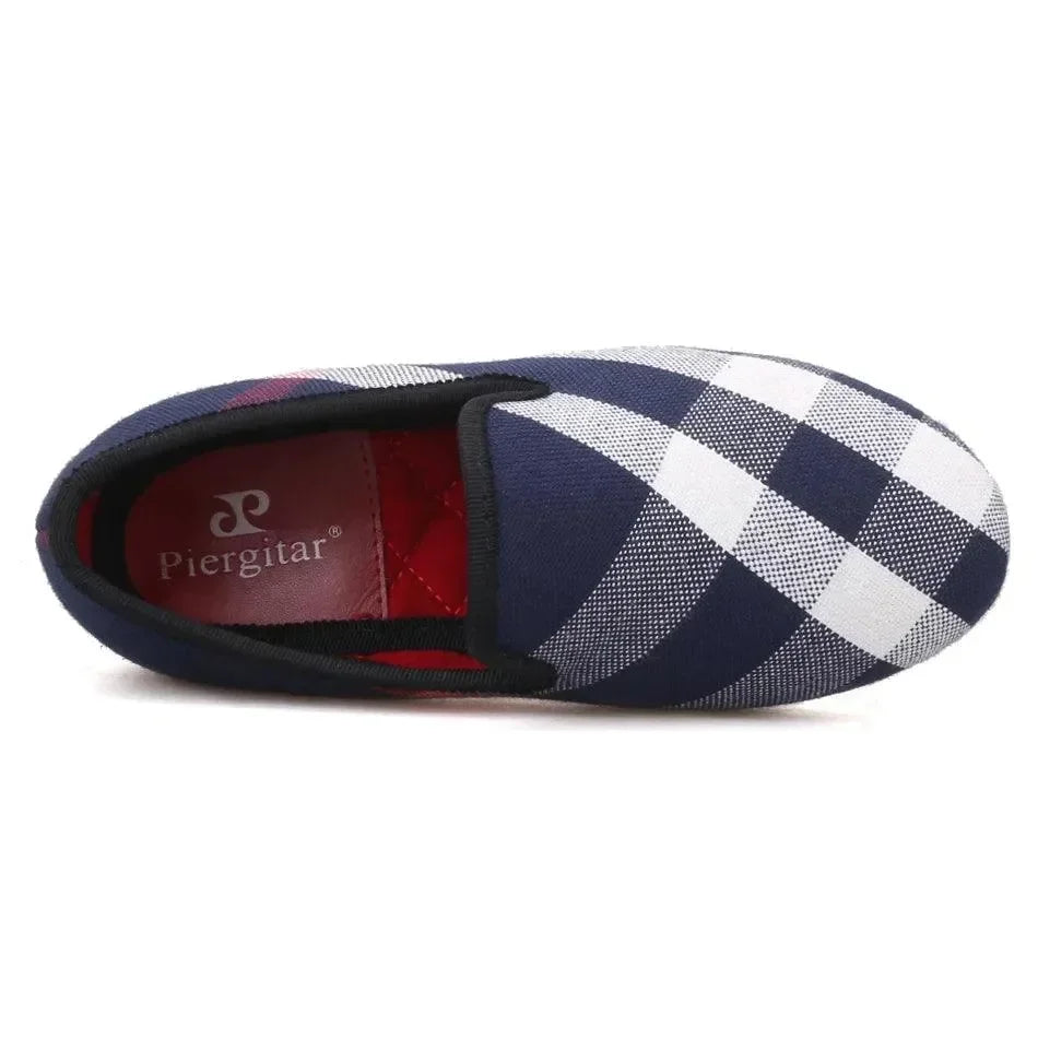 Kids Loafers Cherry Comfort: Matching Parent-Child Loafers - Red Cotton Insoles -Guocali
