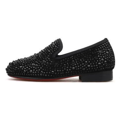 Kids Loafers Rhinestone Loafers: Kids' Loafers Party & Casual Shoes -Guocali