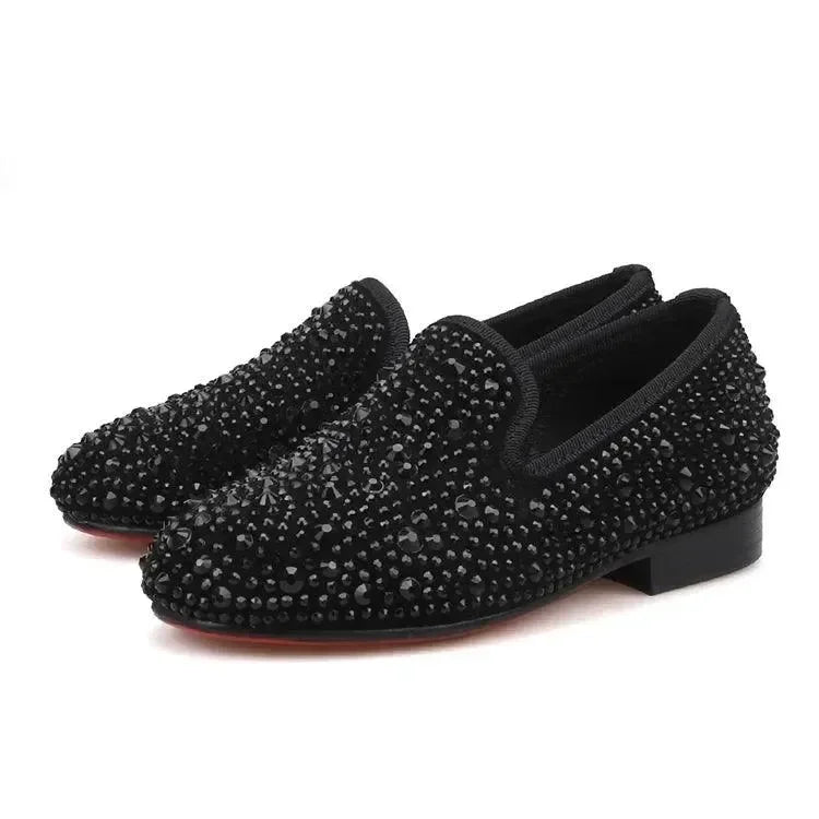 Kids Loafers Rhinestone Loafers: Kids' Loafers Party & Casual Shoes -Guocali