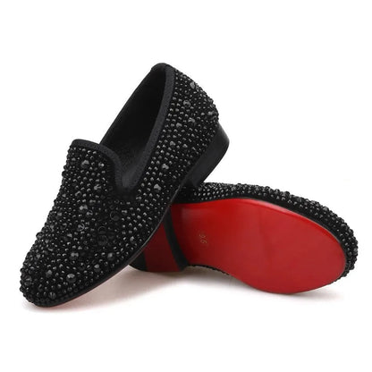 Kids Loafers Rhinestone Loafers: Kids' Loafers Party & Casual Shoes - Loafer Shoes - Guocali